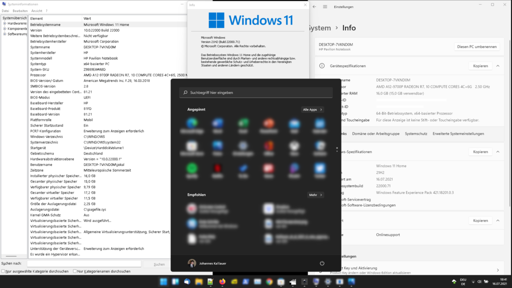 Nouvelle interface pour Windows 11