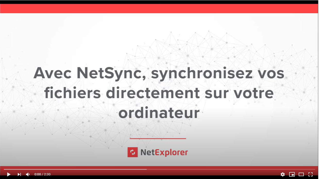 Synchronisez vos fichiers avec NetSync