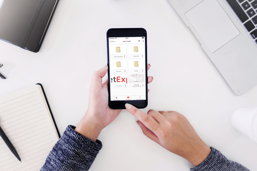 NetExplorer mobile pour avoir ses données toujours prêtes à l'emploi