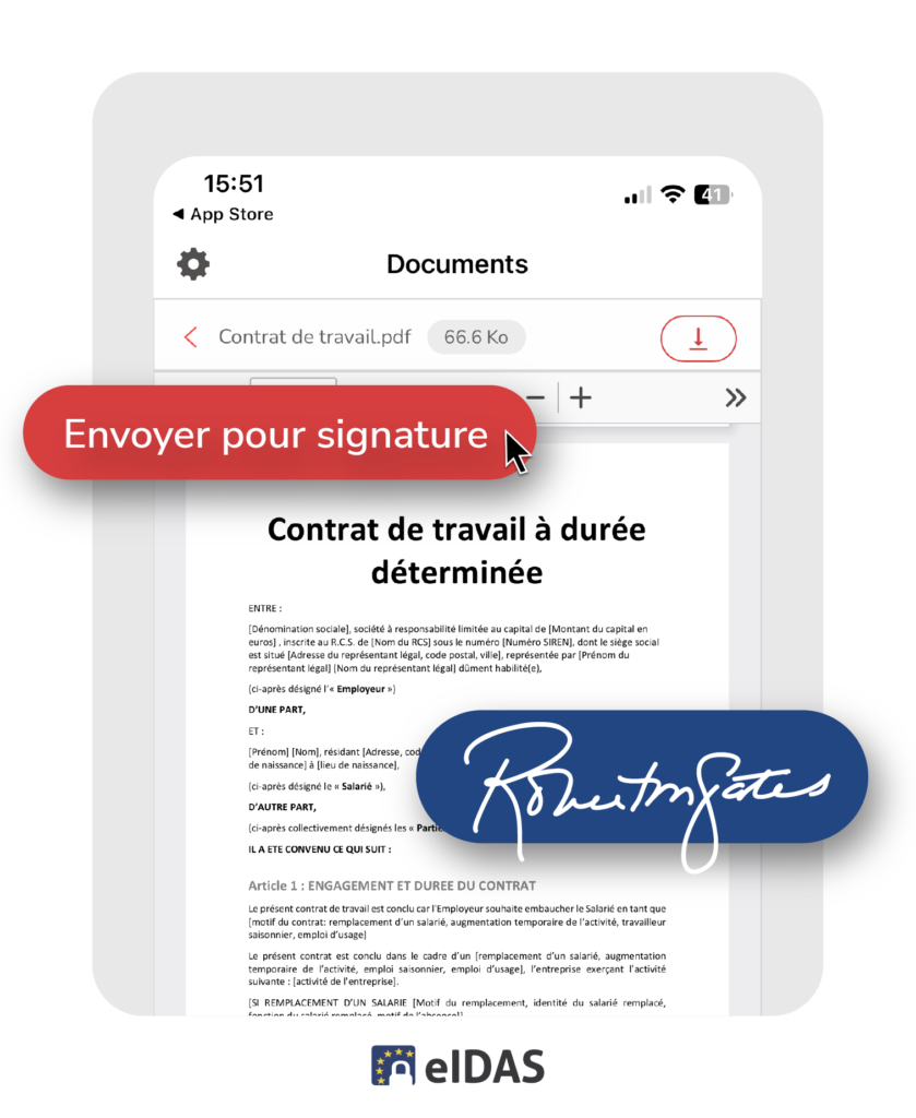 Cloud collaboratif NetExplorer | E-signature