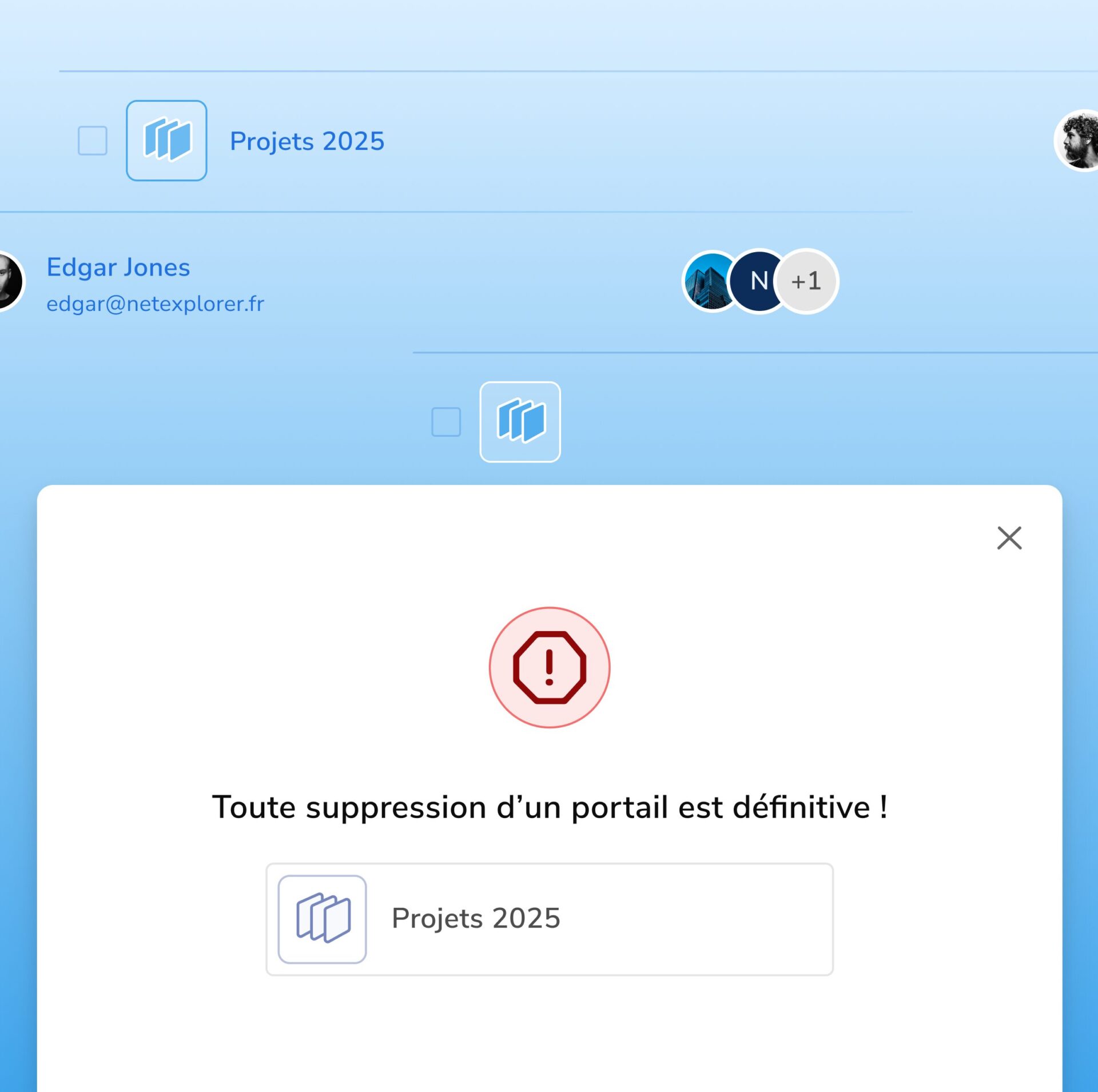 Administration et gestion des portails